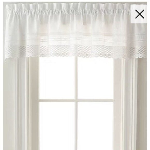 Crochet Valance, Swag and Tier Pair Curtain Collection - Picture 2 of 9